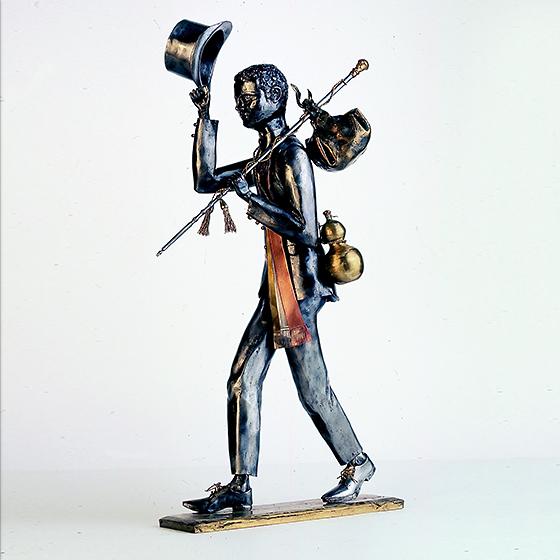 Statuette de compagnon sur le tour de France