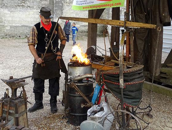 Blacksmithing skills on show ─ Photo DR