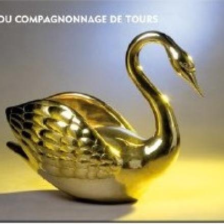 Magnet cygne ne laiton